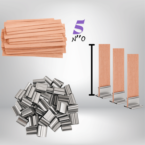 פתילי עץ 5 ס׳׳מ - Candil&Art