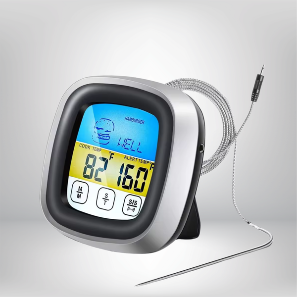 מד חום דיגיטלי - צג גדול