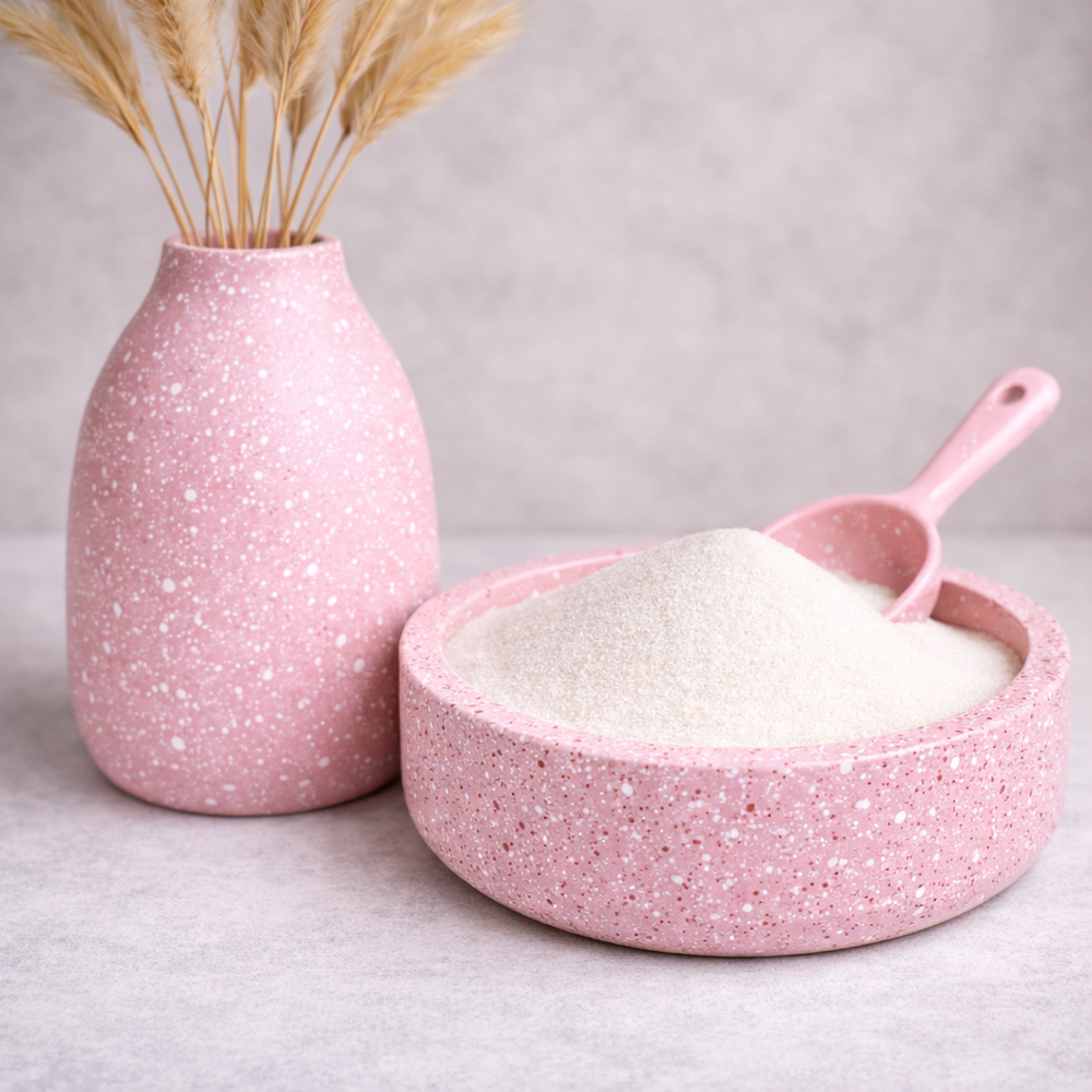 קוורץ לבן ליצירה (מושלם גם כתוסף לגבס/בטון)